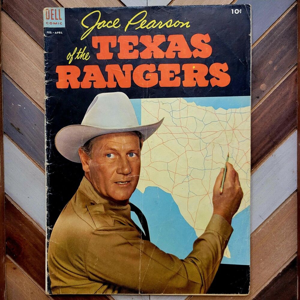 JACE PEARSON of TEXAS RANGERS #5 VG (Dell 1954) Western 10-cent Photo Cover